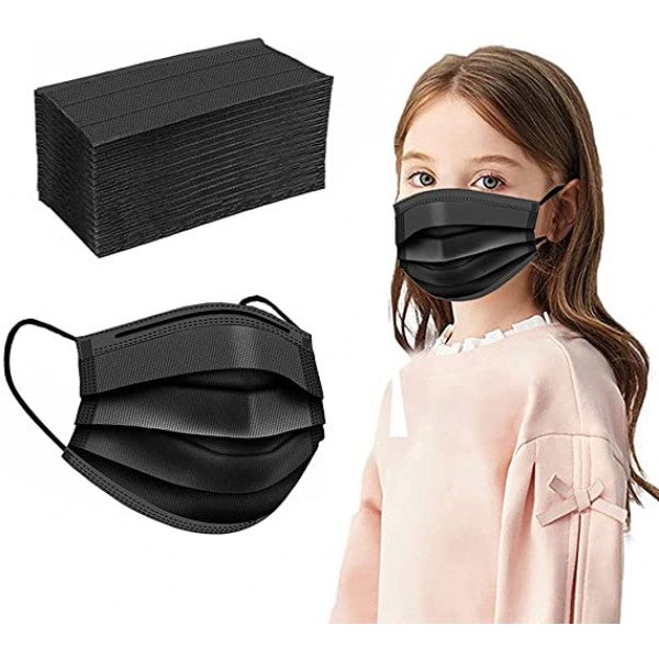 Wholesale Kids Personal Disposable Protection Cover Black (50PC Per Package Black) [Call for Pricing]